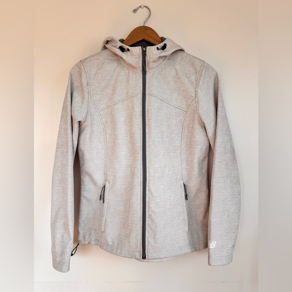 New Balance SoftShell Bonded MicroFleece Rain Zip-up Jacket - Faint Pink, Medium - Picture 1 of 9